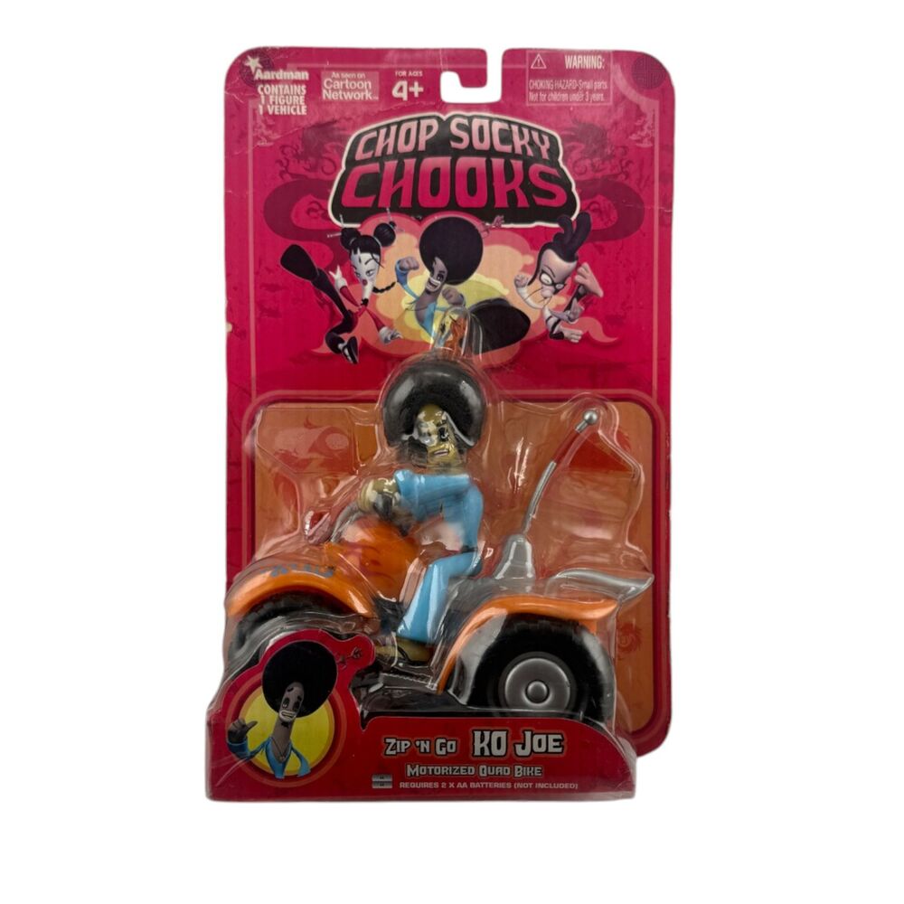 Chop Socky Chooks KO Joe Zip N Go Quad Bike Jada Toys 2008 Figure Damaged Box